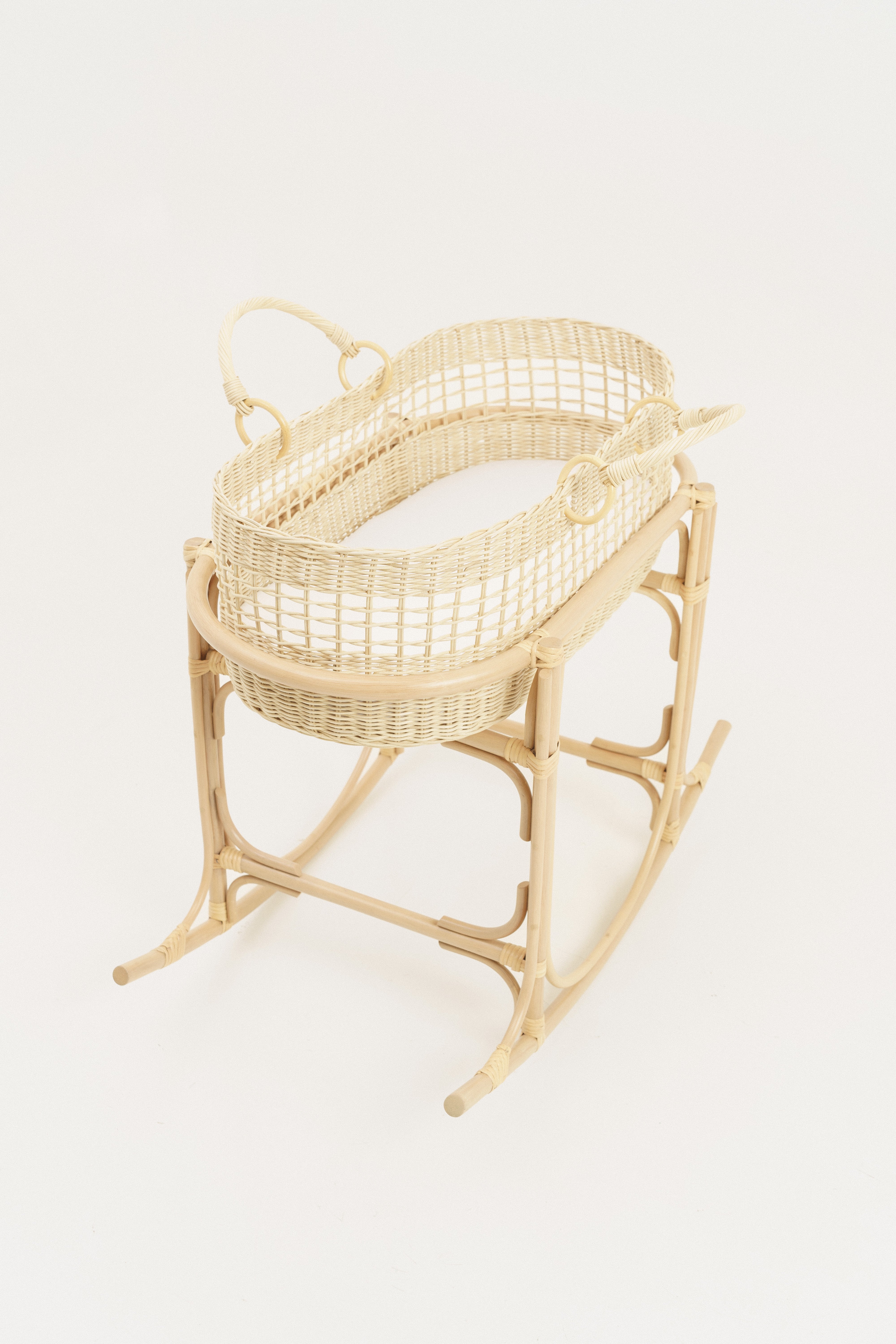Buy Rattan Change-A-Roo Moses Basket with Stand Cinta Kids