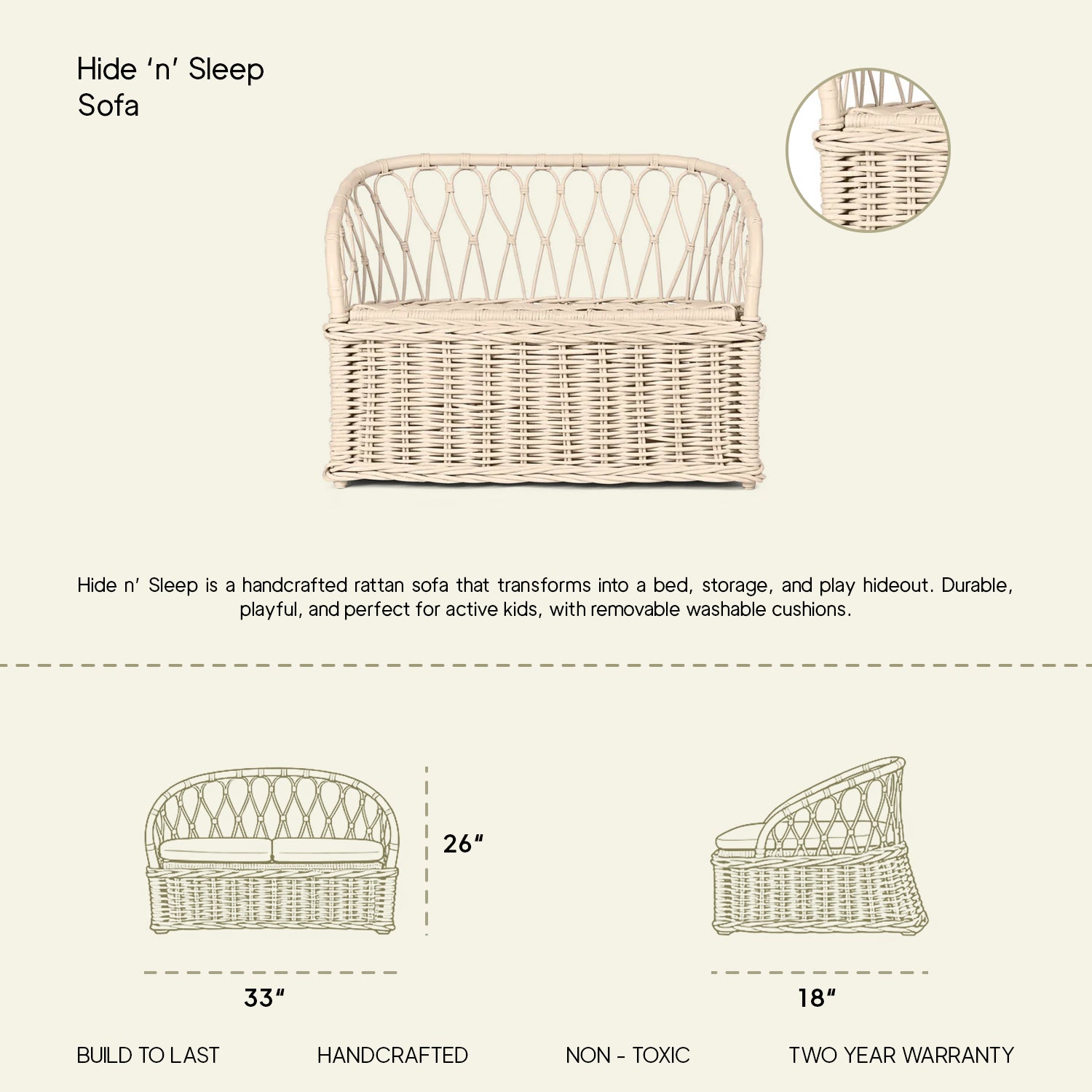 Hide ‘n’ Sleep Sofa