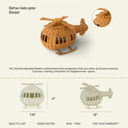 Rattan Helicopter Basket
