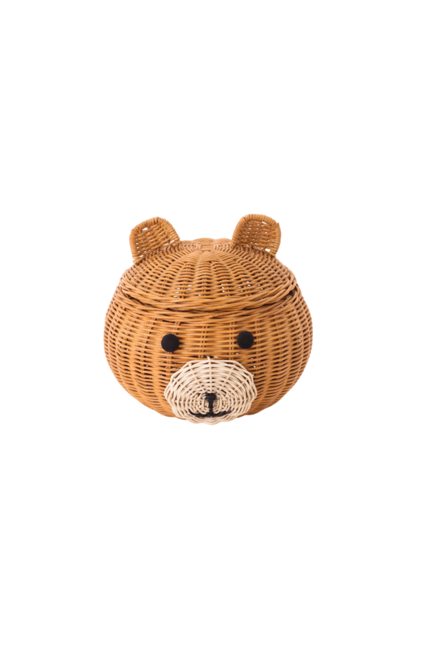 Rattan Bear laundry Basket
