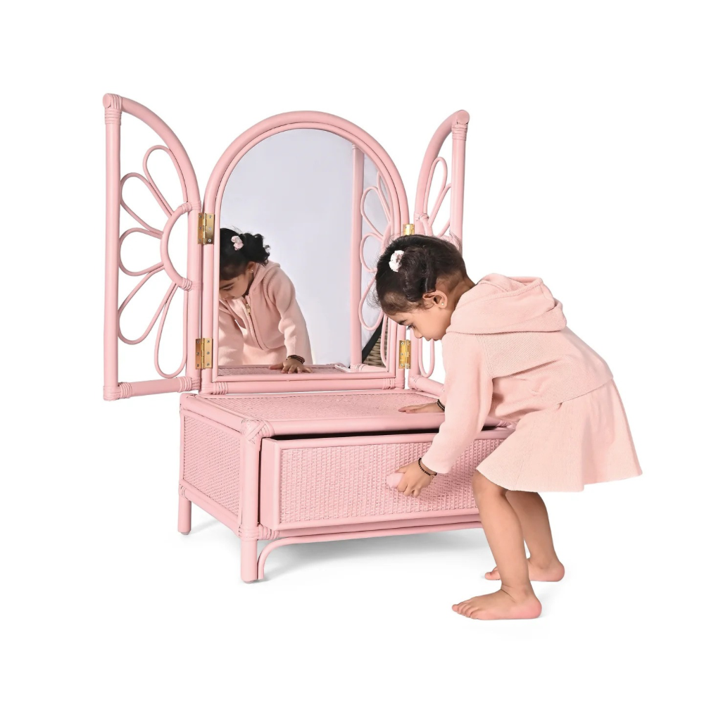 Flower Power Vanity Mirror