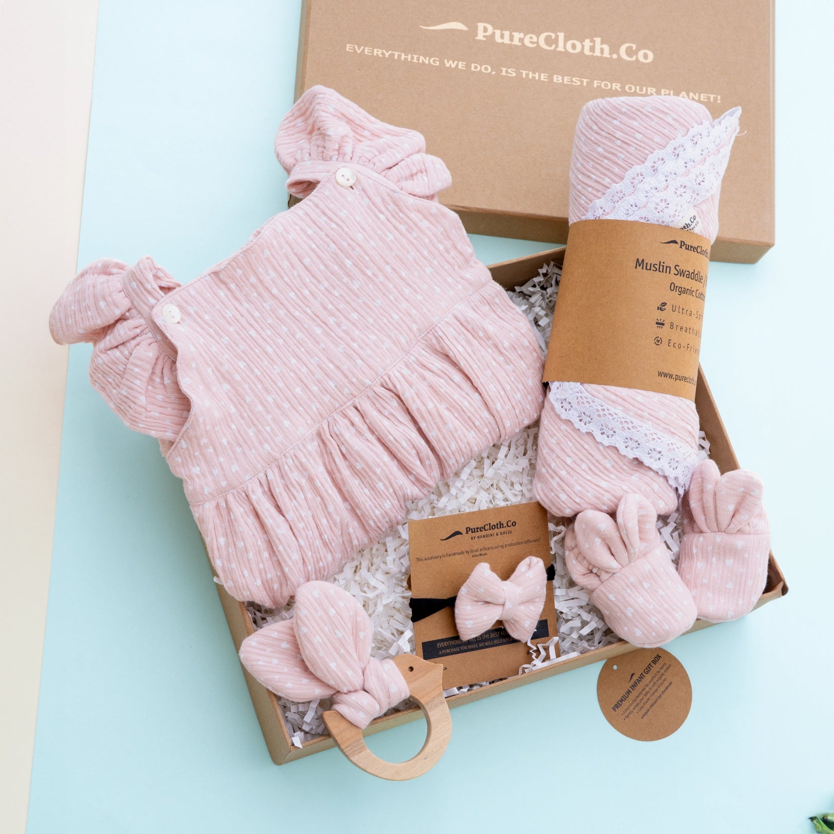 Baby Girl Gift Hamper | Pink Heart