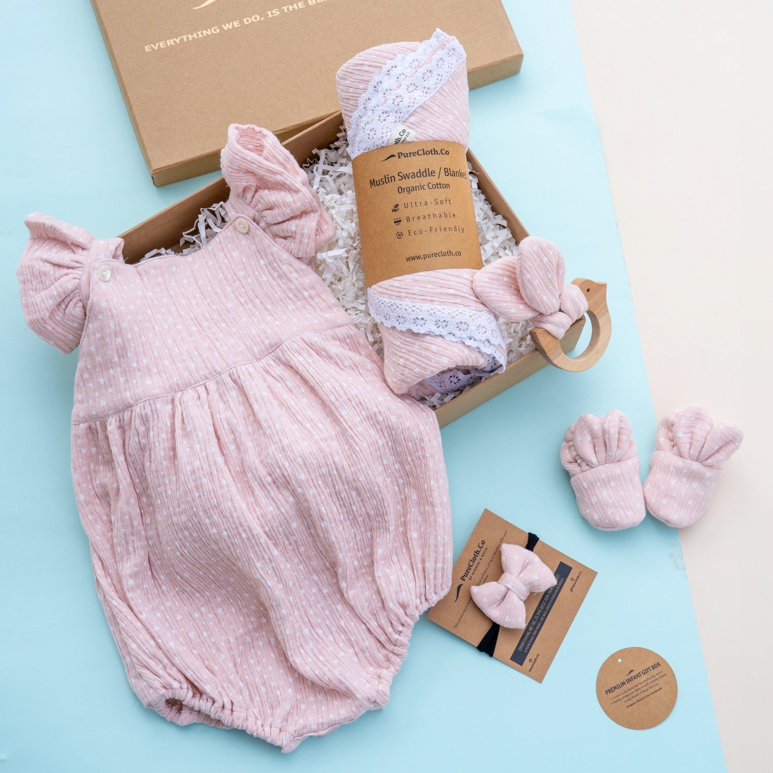 Baby Girl Gift Hamper | Pink Heart