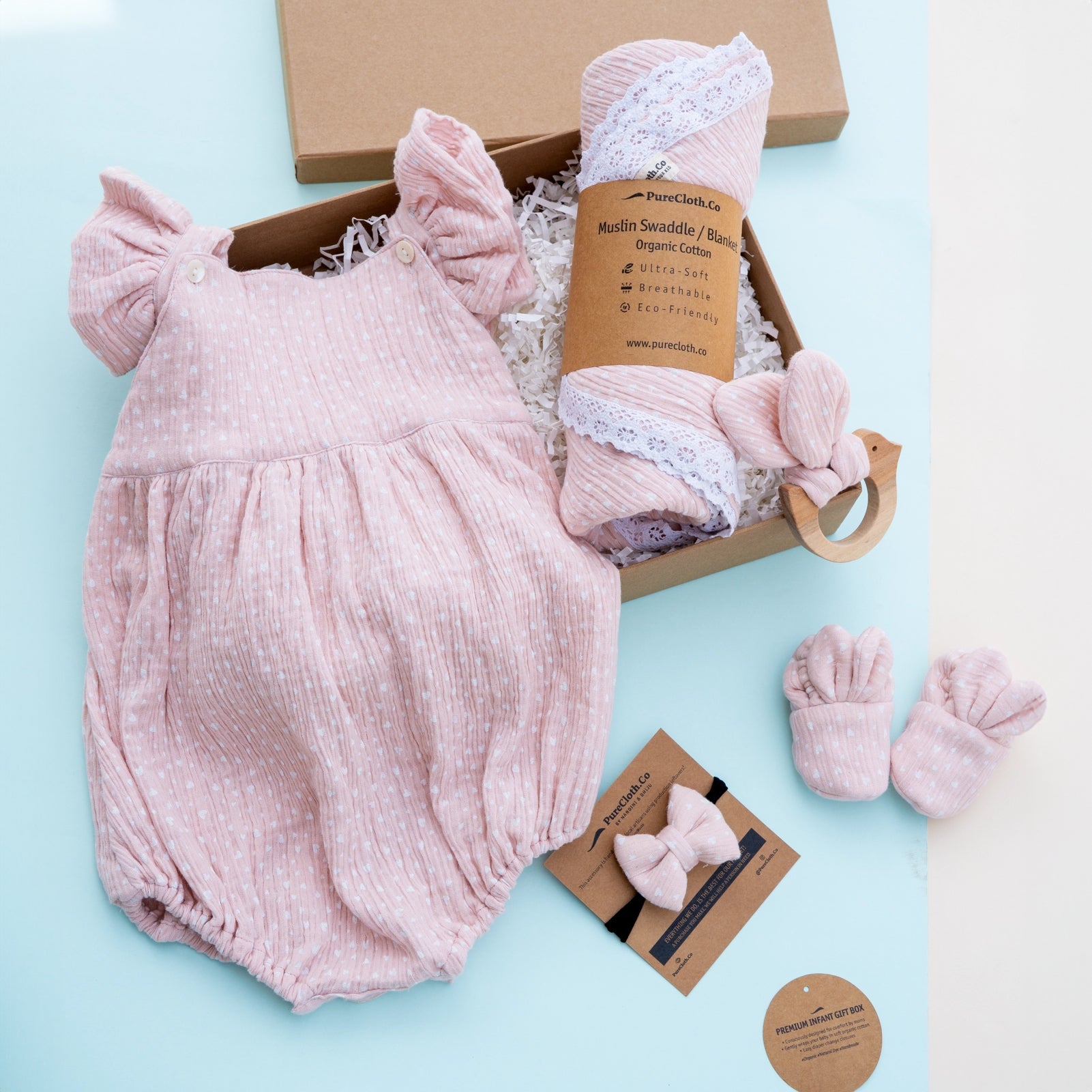 Baby Girl Gift Hamper | Pink Heart