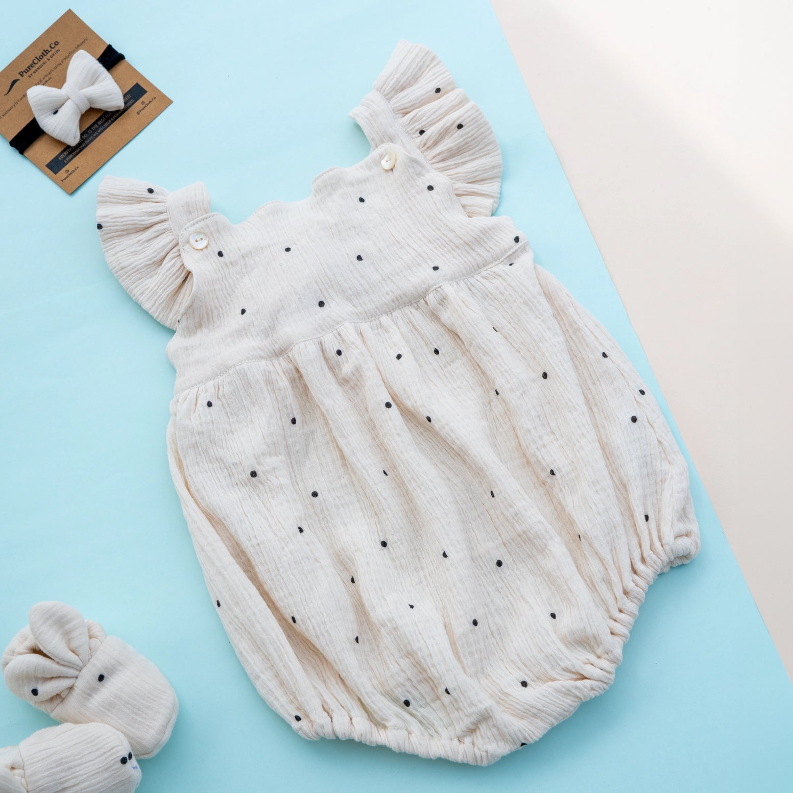 Baby Girl Gift Hamper | Polka-Off White