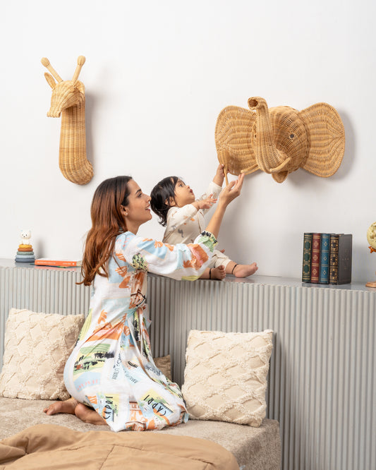 Ellie the Elephant Wall Head Decor