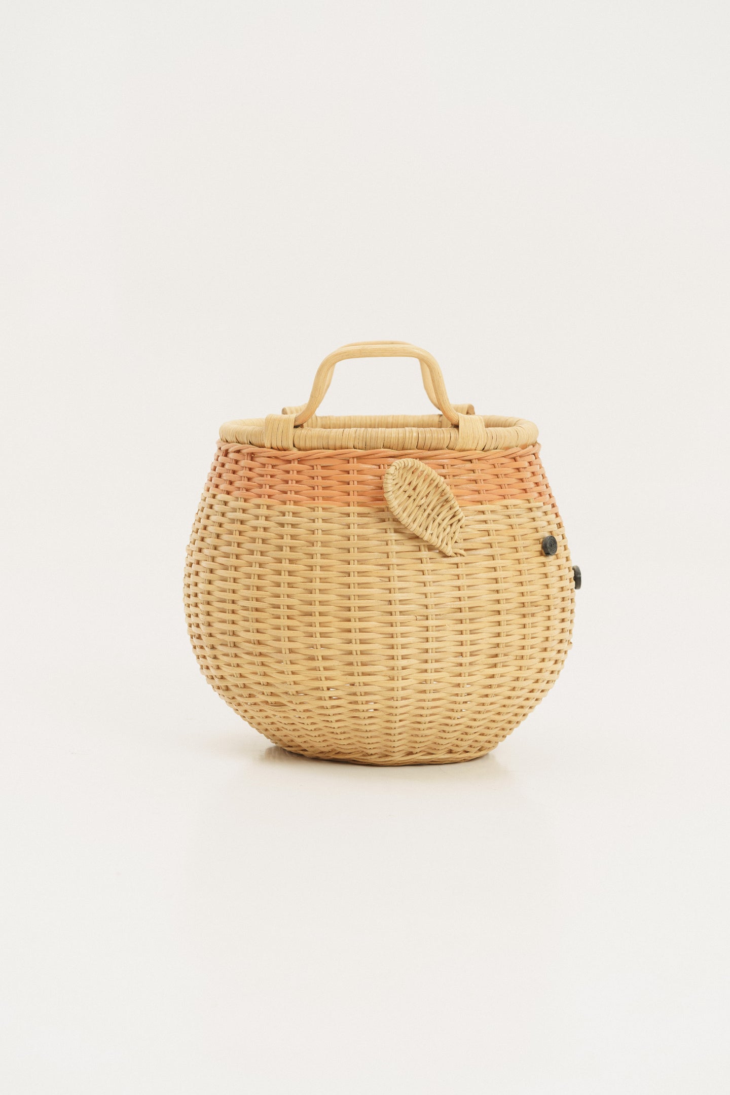 Rattan storage basket