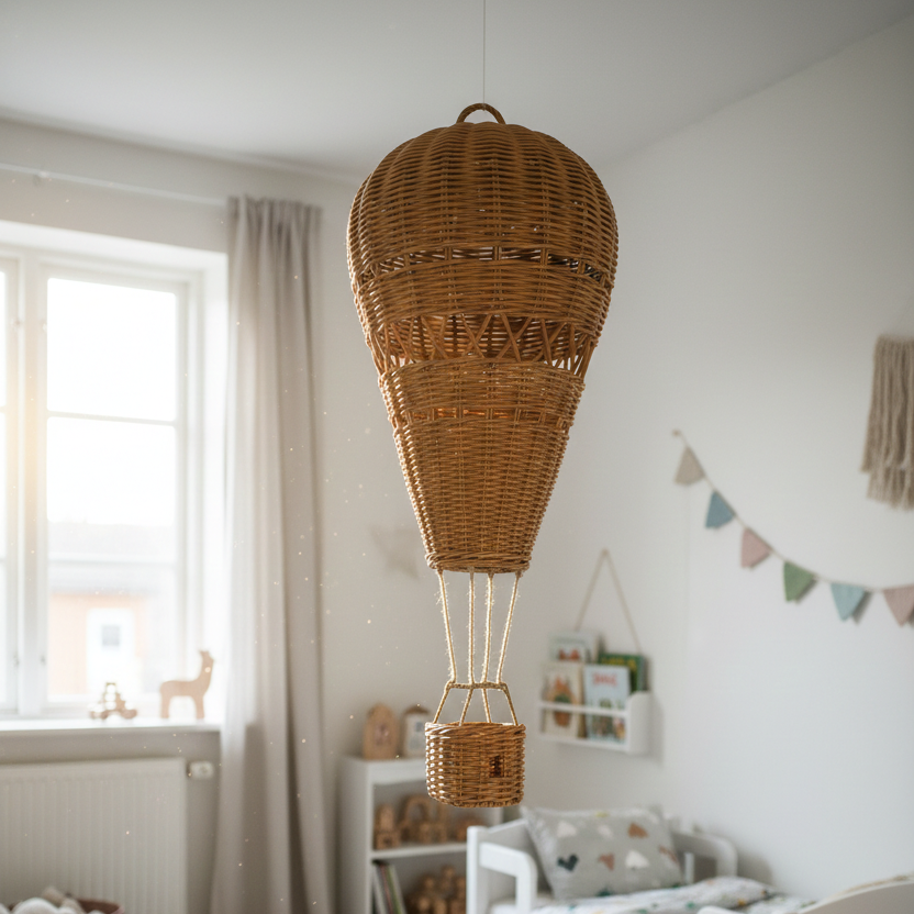 Rattan Hot Air Balloon