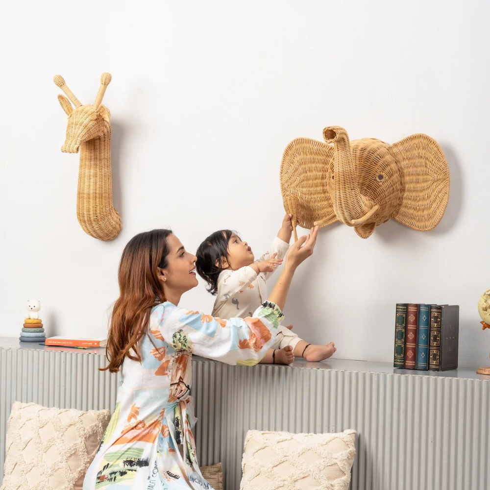 Ellie the Elephant Wall Head Decor