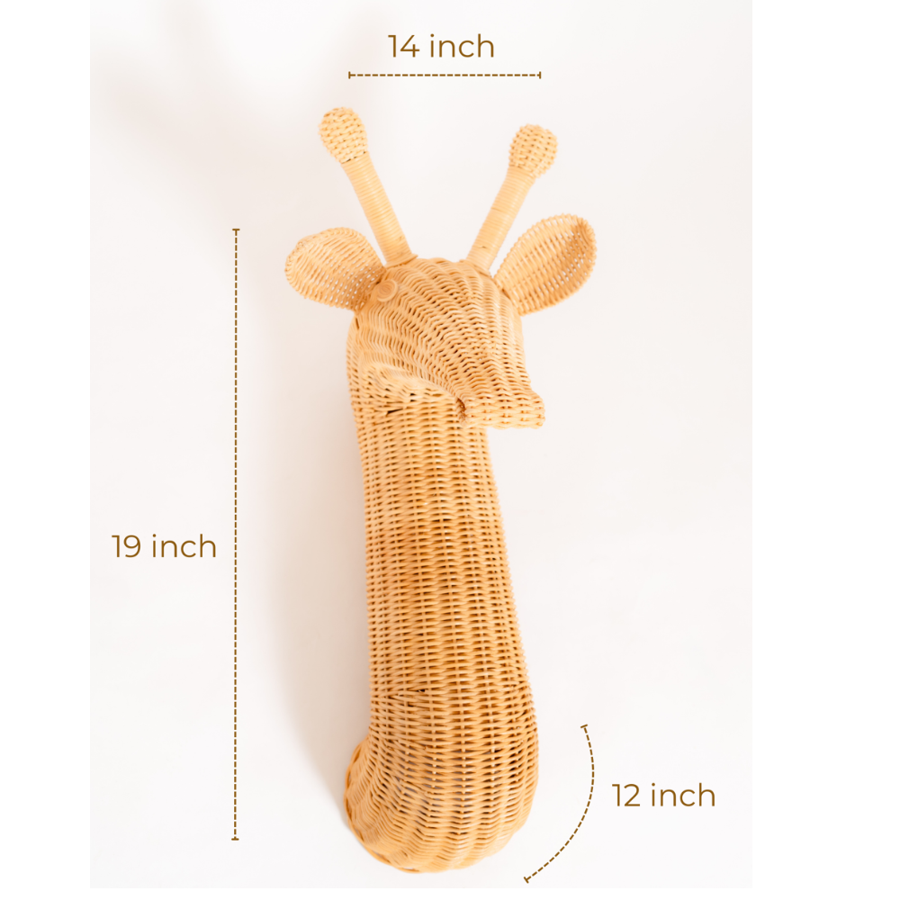 Geoff the Giraffe Head Wall Decor