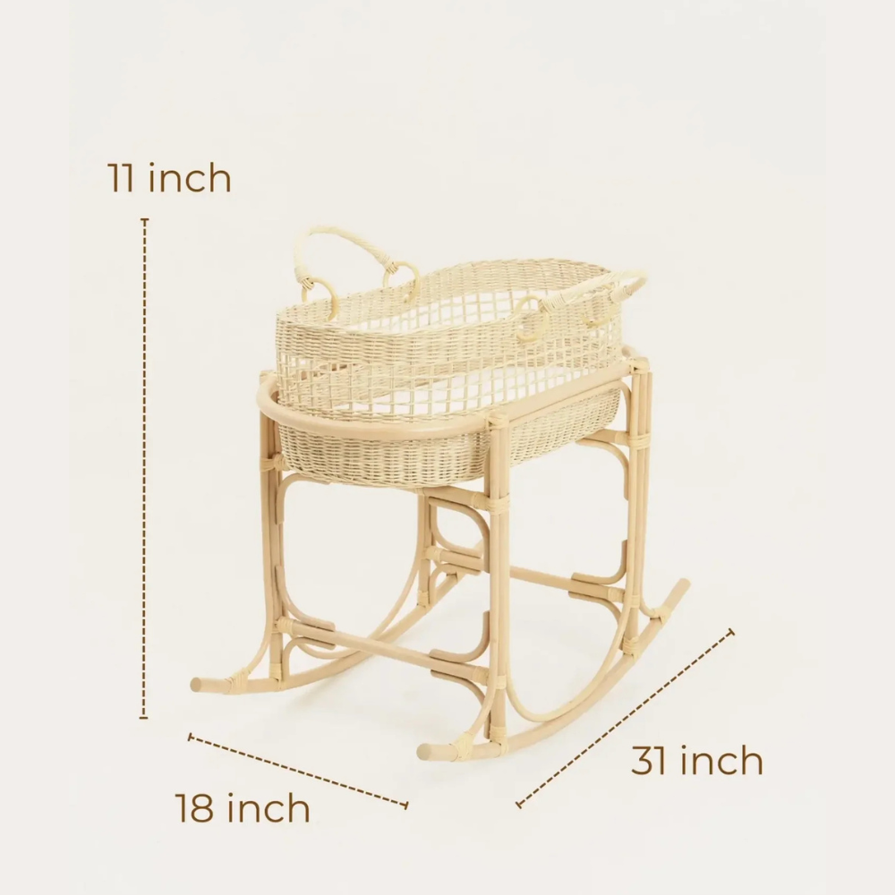Change- a- Roo Moses basket and rocking stand