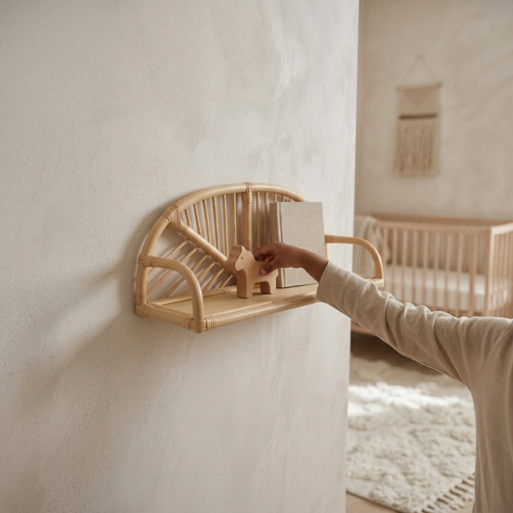 Rattan Wall Shelf