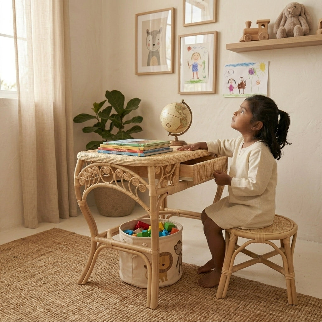 Lyla the Peacock Table Set