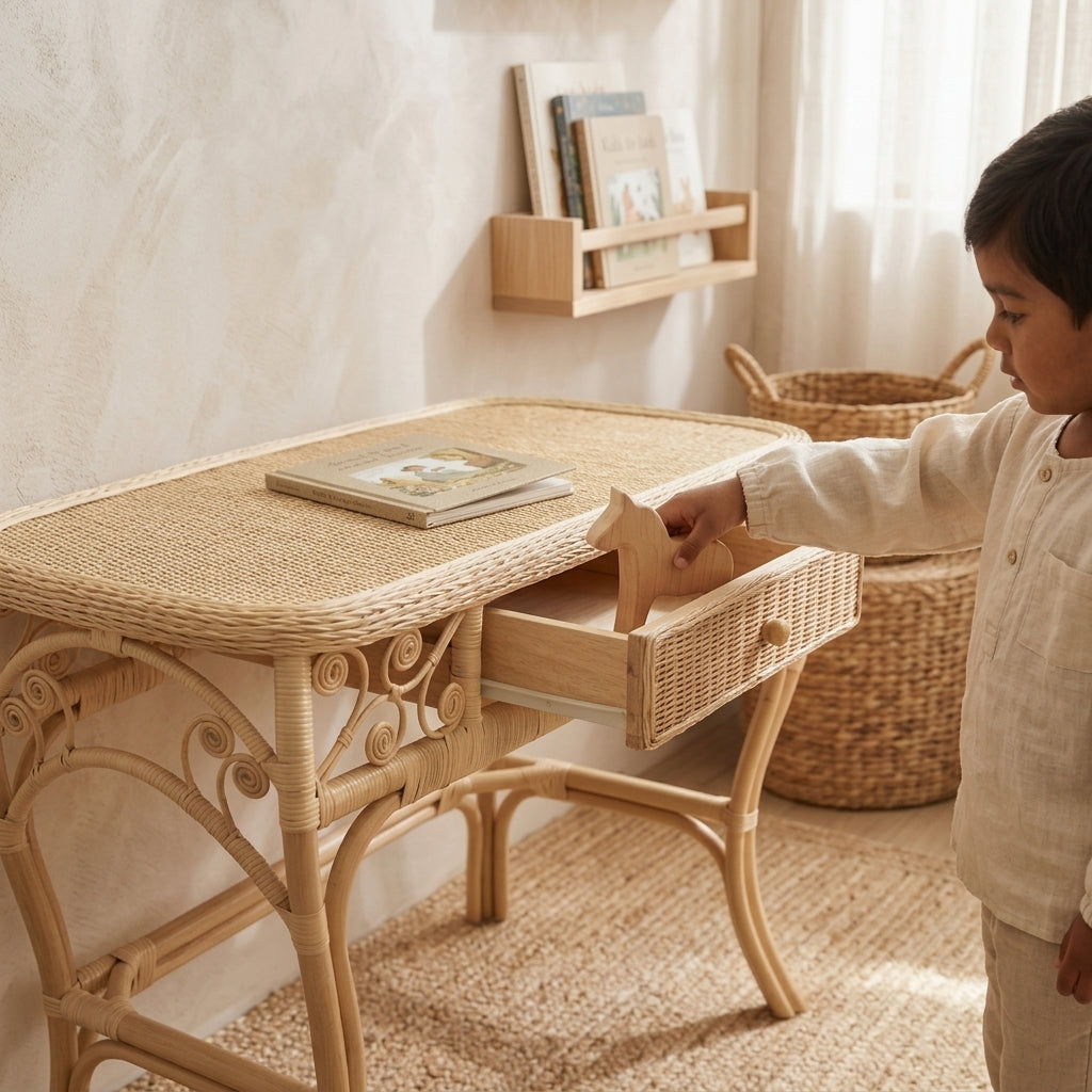 Lyla the Peacock Table Set